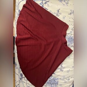 Thigh left flare skirt